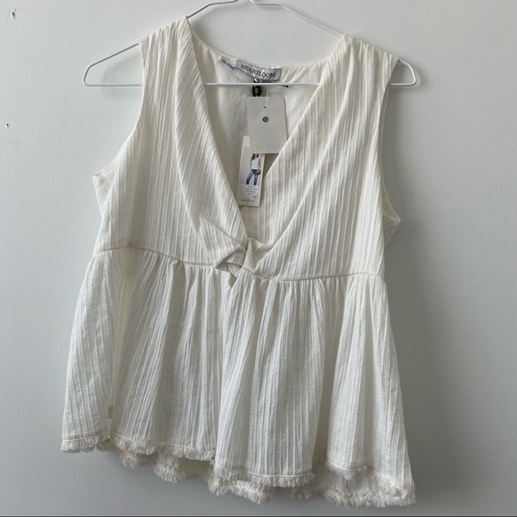 Brand New Summery White Top Eggshell - Picture 5 of 9